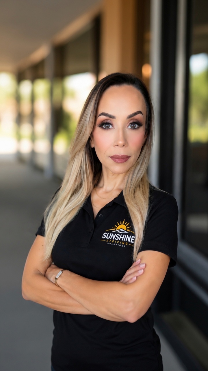 Perla, owner of Sunshine Striping Solutions